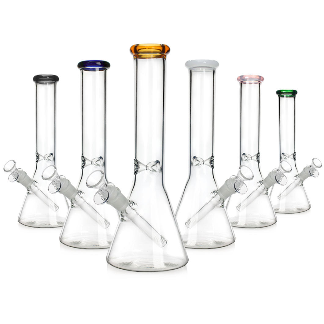 12" Beaker Bong with bowl and downstem