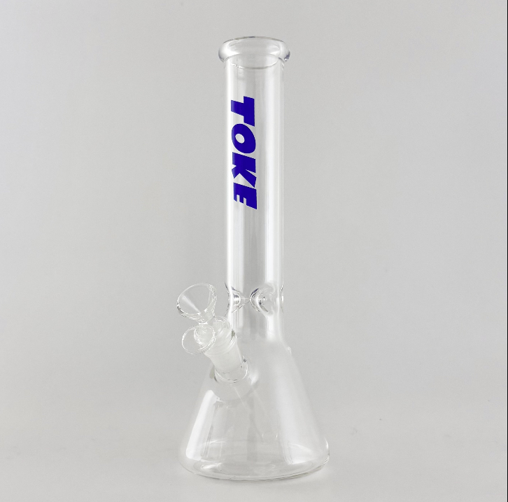 TOKE - 12" Beaker Bongs – 4mm Thick Glass