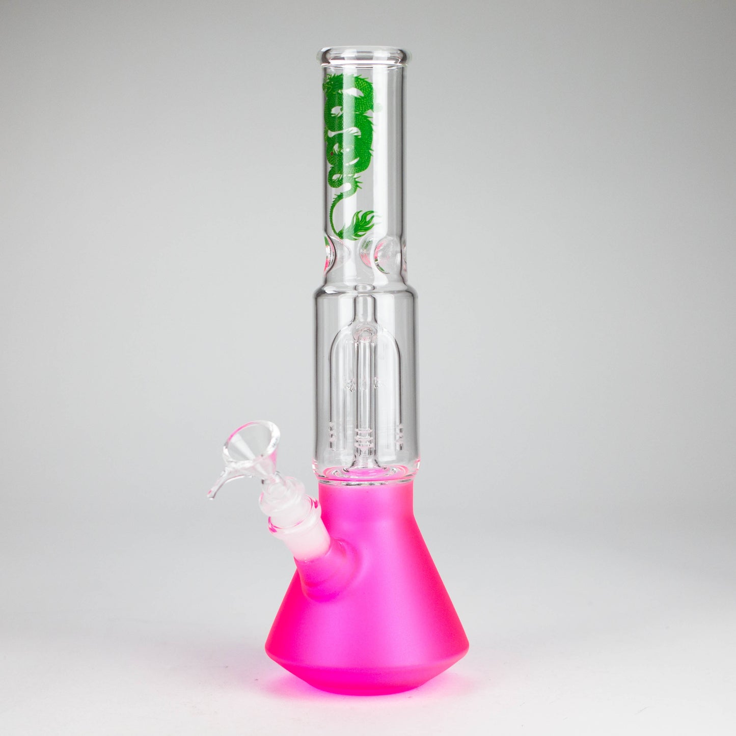 12" Beaker glass water bong with Perc