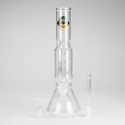 12" Beaker glass water bong with Perc