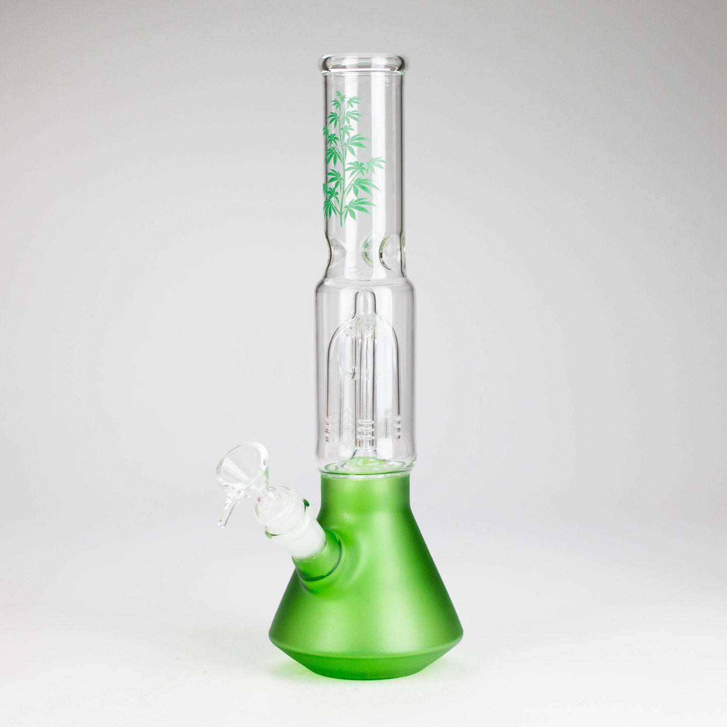 12" Beaker glass water bong with Perc