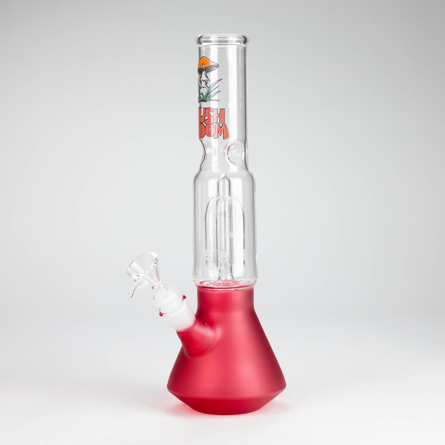12" Beaker glass water bong with Perc