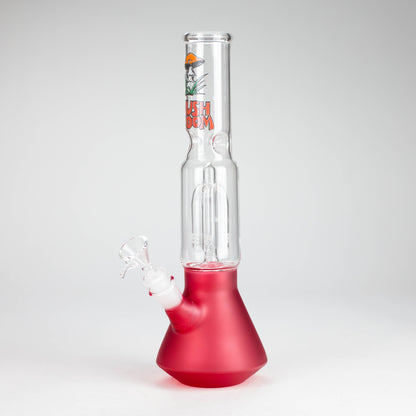 12" Beaker glass water bong with Perc