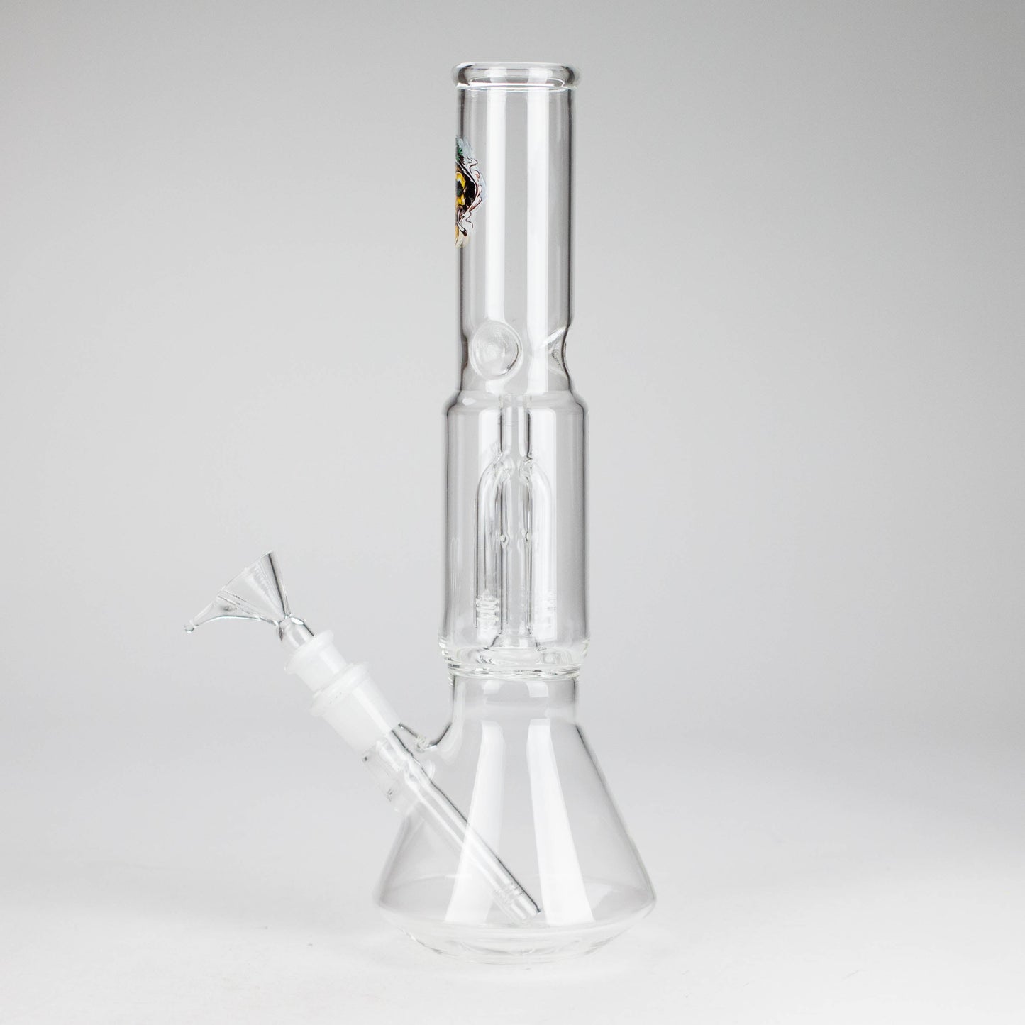 12" Beaker glass water bong with Perc