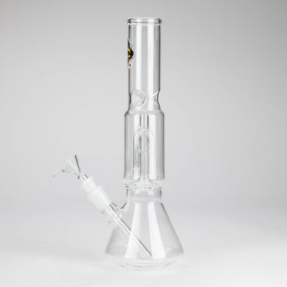 12" Beaker glass water bong with Perc